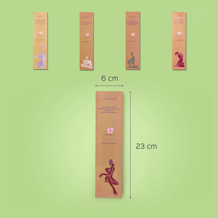 Organic Incense Sticks - Set of 5