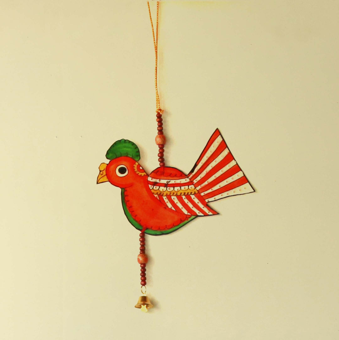 Tholu Bommalata Parchment Leather Birds Hangings - Pack of 2