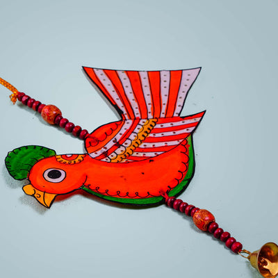 Tholu Bommalata Parchment Leather Birds Hangings - Pack of 2