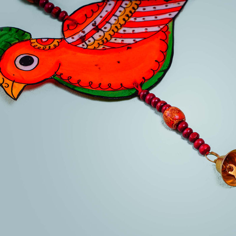 Tholu Bommalata Parchment Leather Birds Hangings - Pack of 2