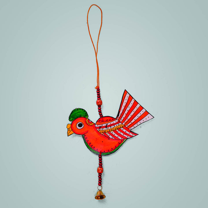 Tholu Bommalata Parchment Leather Birds Hangings - Pack of 2