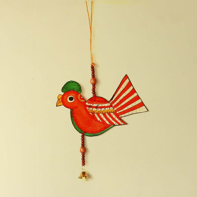 Tholu Bommalata Parchment Leather Birds Hangings - Pack of 2