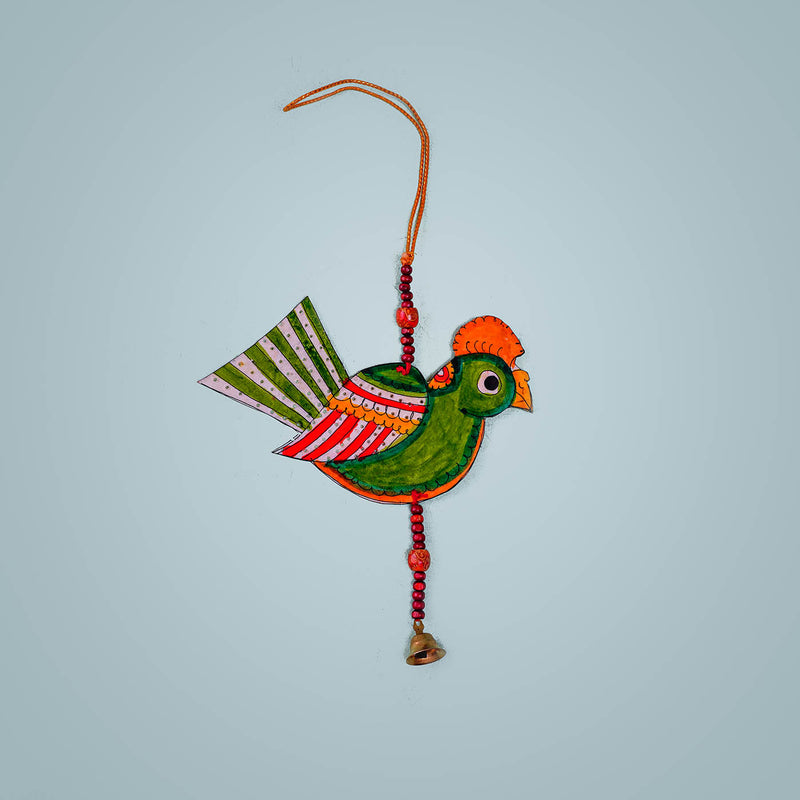 Tholu Bommalata Parchment Leather Birds Hangings - Pack of 2