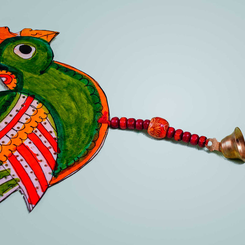 Tholu Bommalata Parchment Leather Birds Hangings - Pack of 2