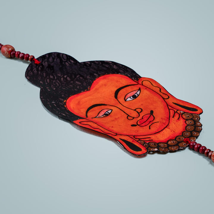 Tholu Bommalata Parchment Leather Buddha Hangings - Pack of 2