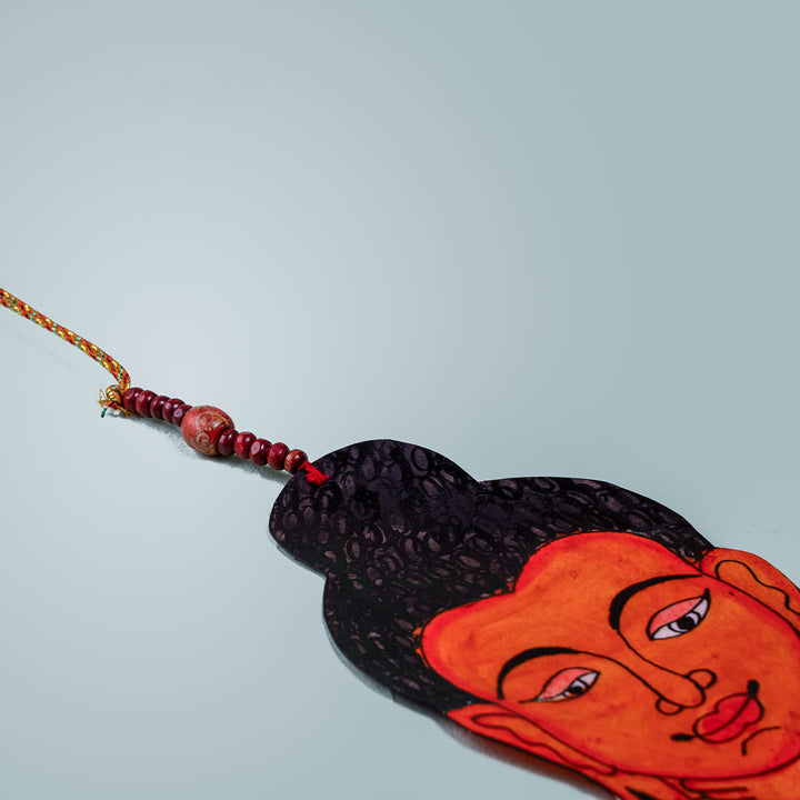 Tholu Bommalata Parchment Leather Buddha Hangings - Pack of 2