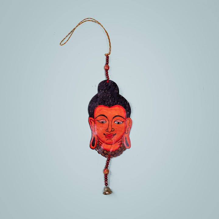 Tholu Bommalata Parchment Leather Buddha Hangings - Pack of 2
