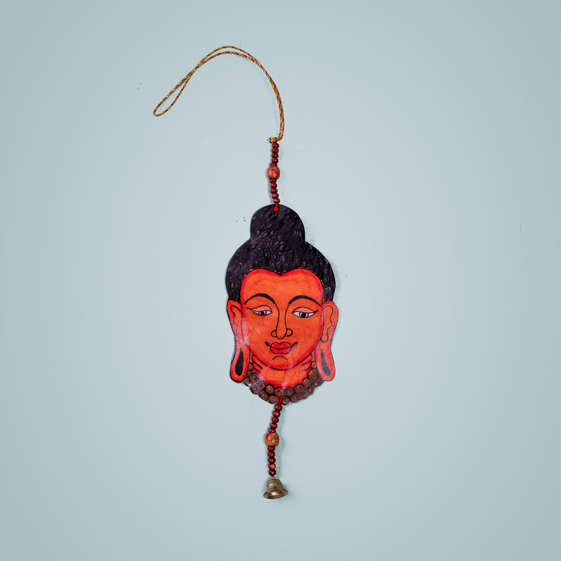 Tholu Bommalata Parchment Leather Buddha Hangings - Pack of 2