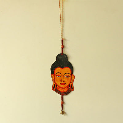 Tholu Bommalata Parchment Leather Buddha Hangings - Pack of 2