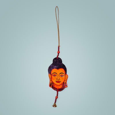 Tholu Bommalata Parchment Leather Buddha Hangings - Pack of 2