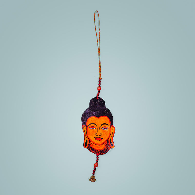Tholu Bommalata Parchment Leather Buddha Hangings - Pack of 2
