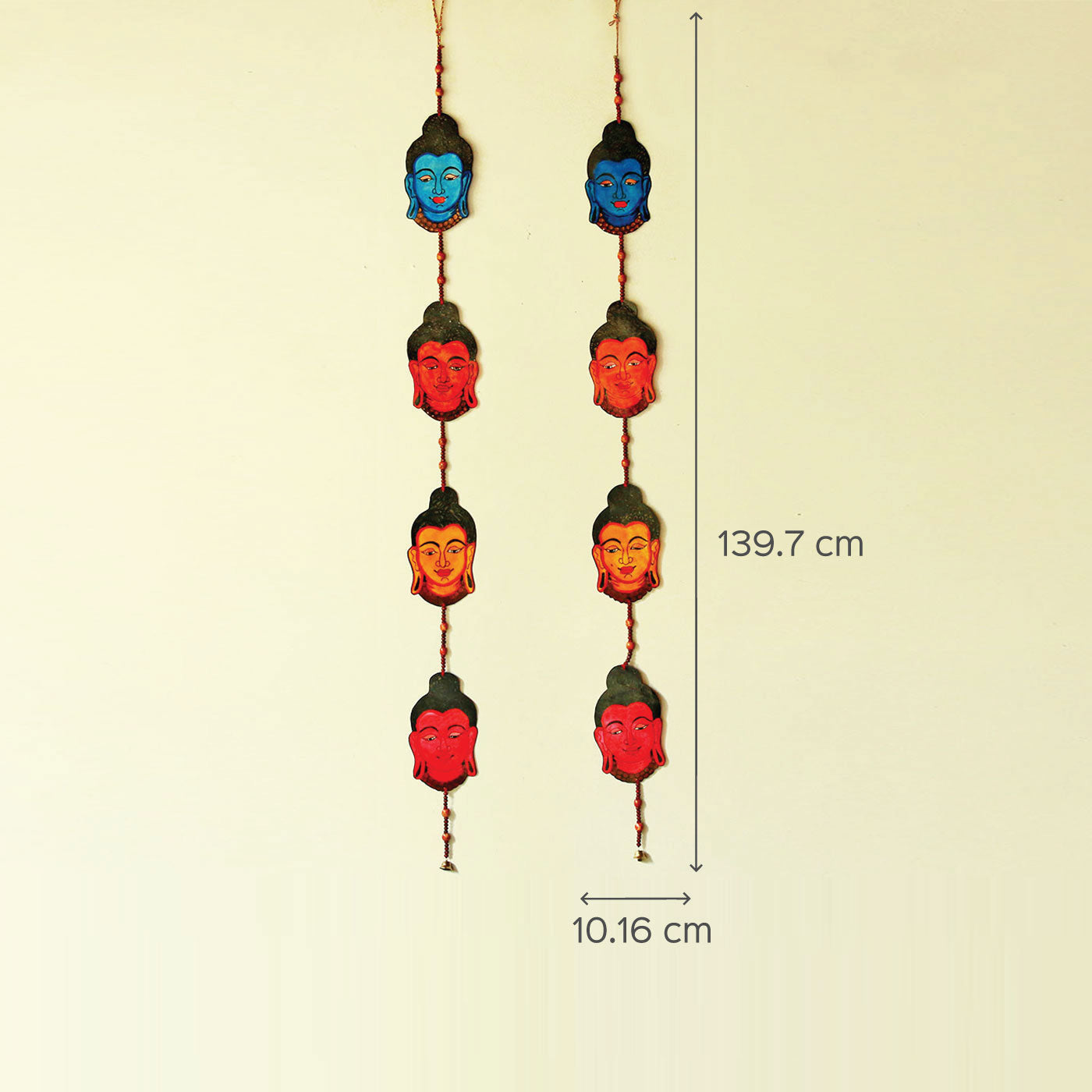Handpainted Tholu Bommalata Leather Rakhi (Assorted) 07
