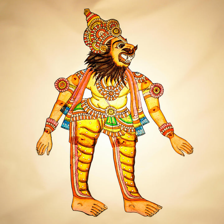 Dasavatharam Leather Puppet - Narasimha