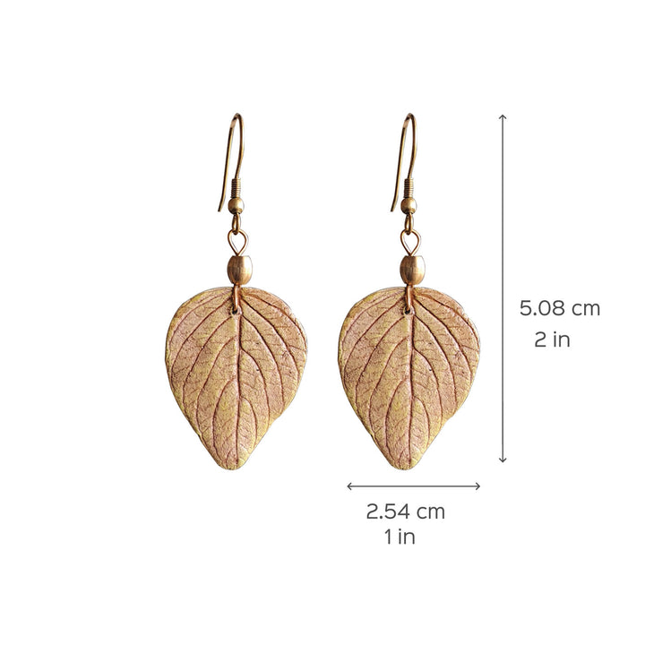 Paper Mache Wild Leaf Dangler