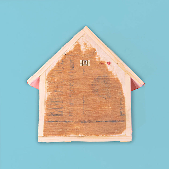 Pink Hut Shaped Multipurpose Wall Hanging Shelf