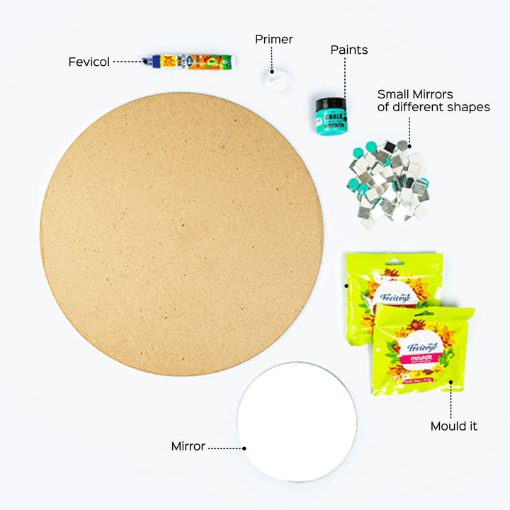 Lippan Art Mirror - All Inclusive DIY Kit - Zwende