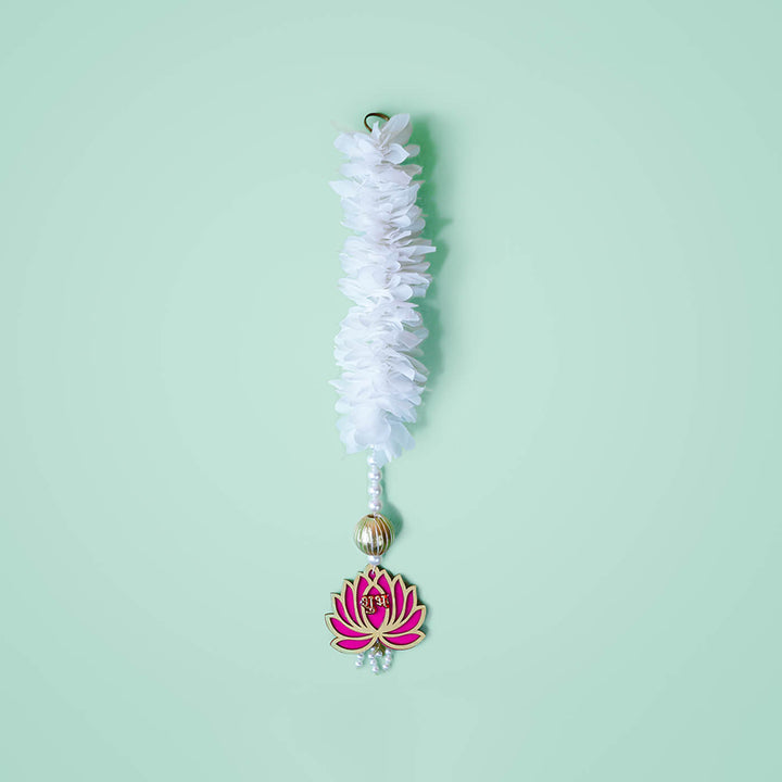 Handcrafted Shubh Lotus Door Hanging - Zwende