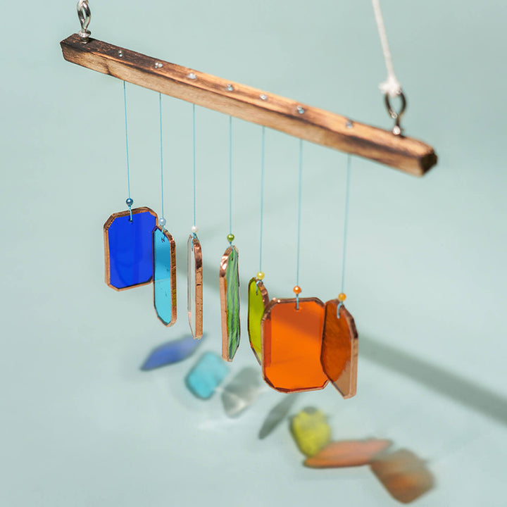 Colourful Glass Windchime