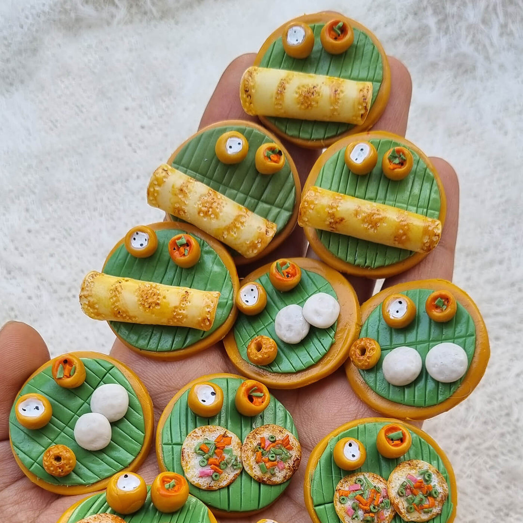 Miniature Fridge Magnets - Utthappam