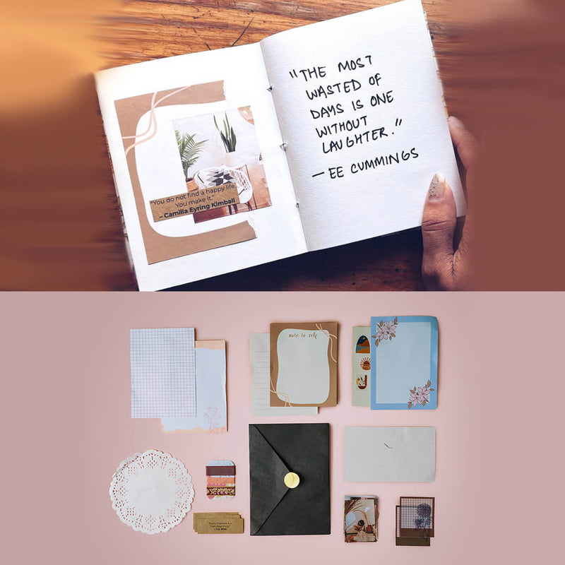 Boho Themed Art Journaling DIY Kit