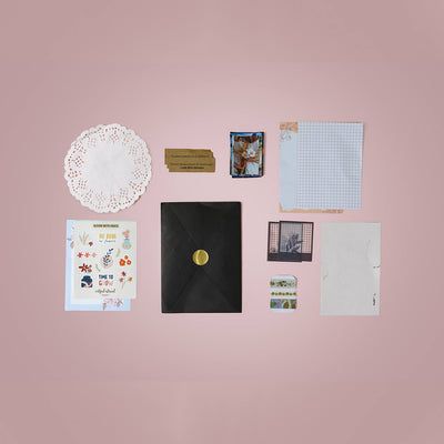 Floral Themed Art Journaling DIY Kit