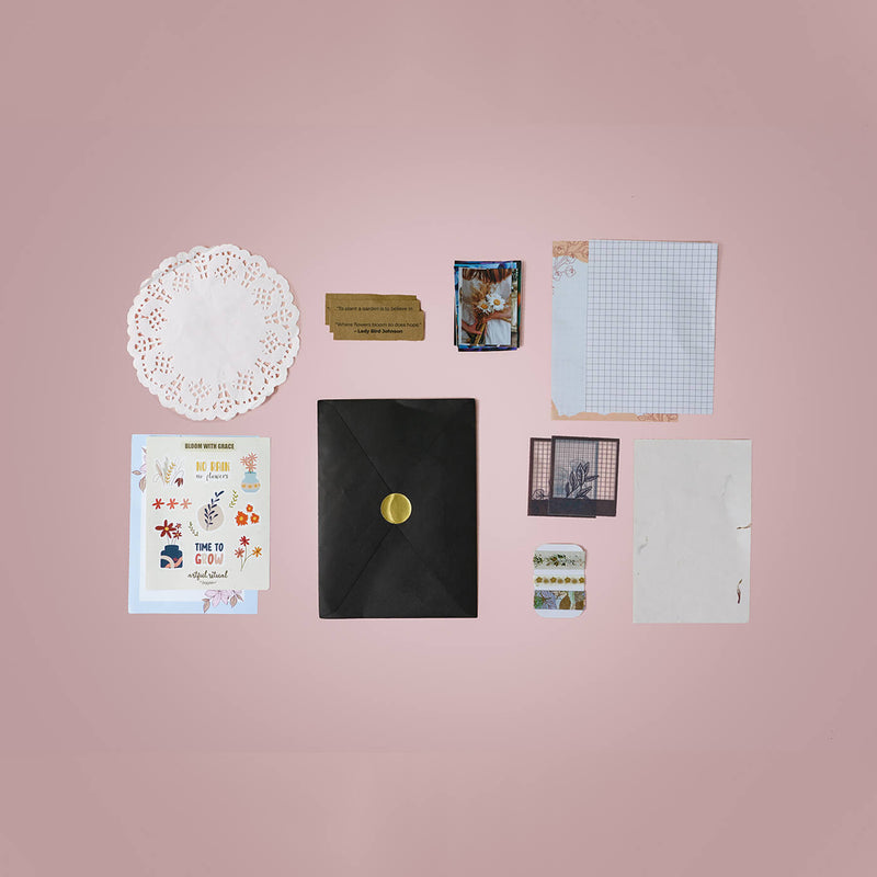 Floral Themed Art Journaling DIY Kit
