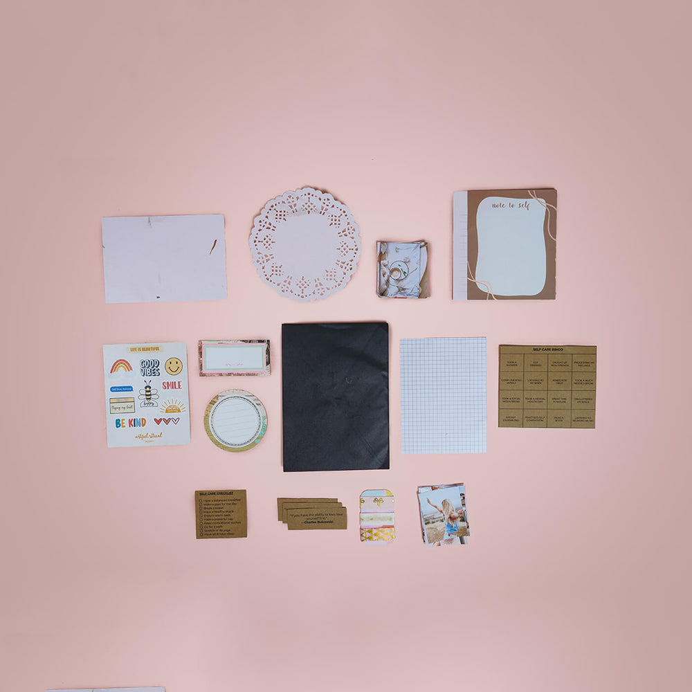All-inclusive Art Journaling DIY Kit - Vintage - Zwende