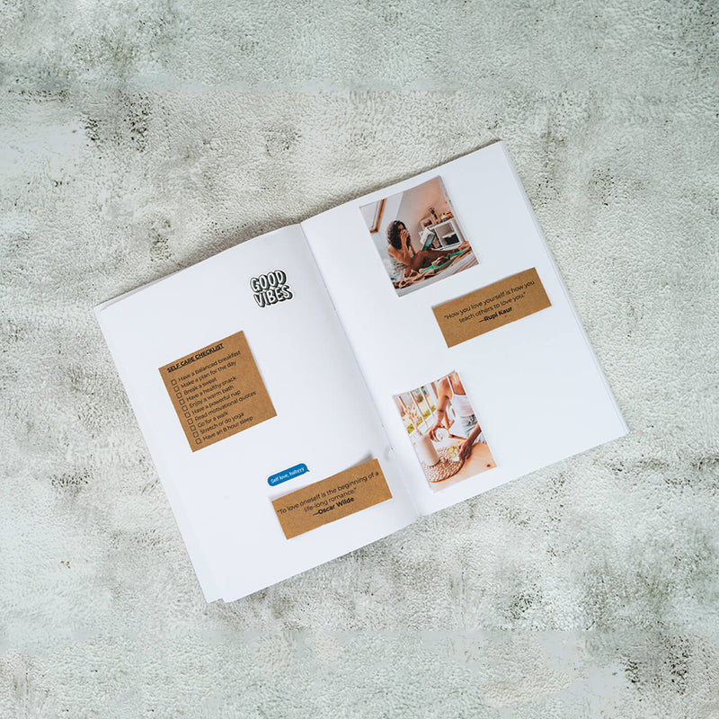 Self-Care Themed Art Journaling DIY Kit