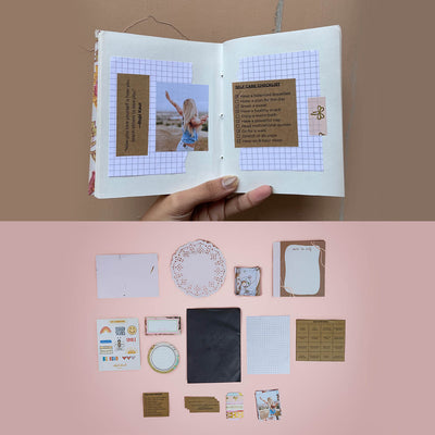 Self-Care Themed Art Journaling DIY Kit