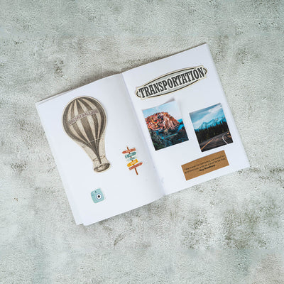 Travel Themed Art Journaling DIY Kit
