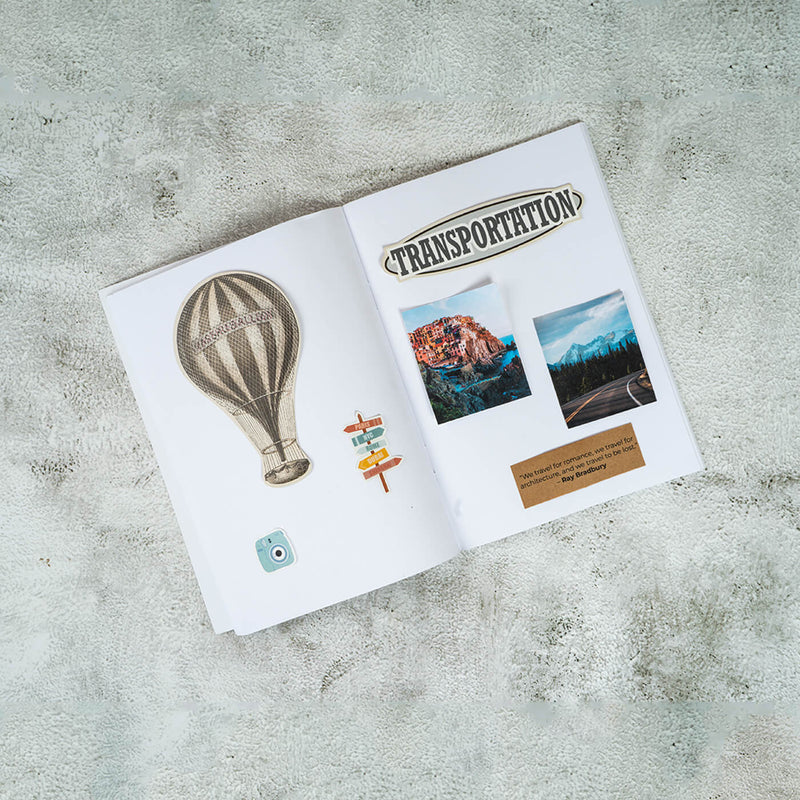 Travel Themed Art Journaling DIY Kit