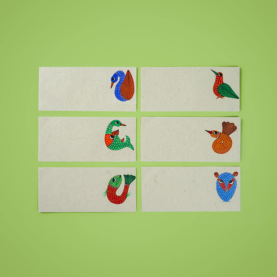 Gond Art Envelopes - Set of 6
