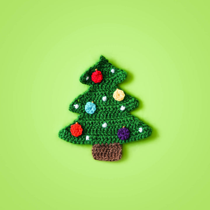 Handmade Xmas Tree Crochet Woollen Ornament For Christmas Tree Decoration