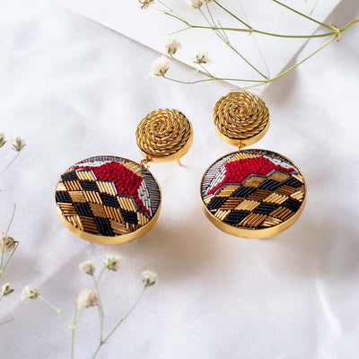 Intricate Woven Aurea Earrings