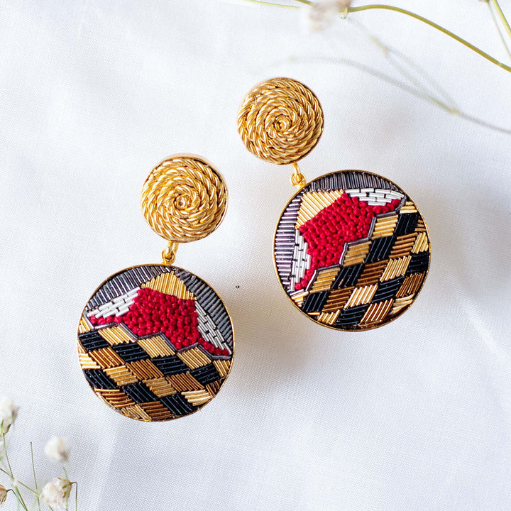 Intricate Woven Aurea Earrings