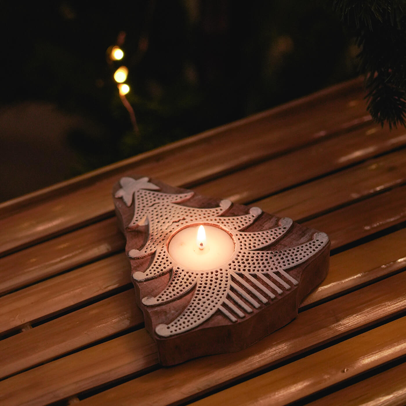 Christmas tea light candle holders deals