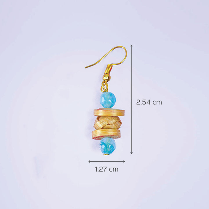 Quill Woven Bamboo Earrings