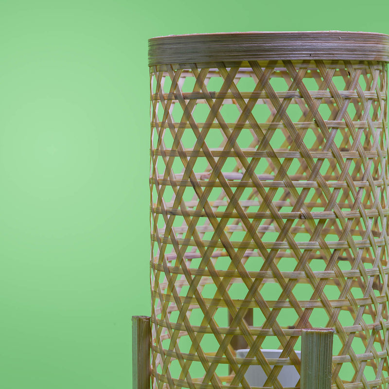Bamboo Tabletop Lamp - Small