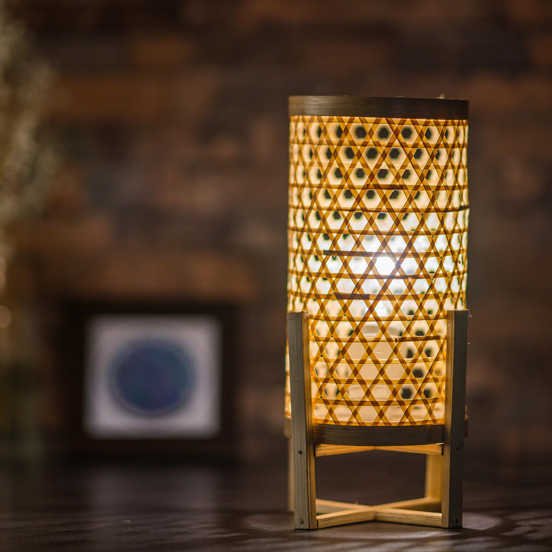 Bamboo Weaved Lamp
