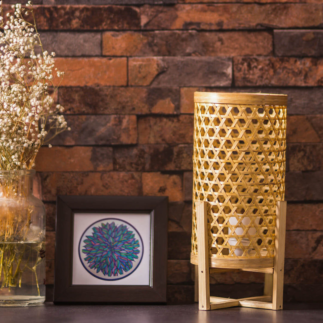 Bamboo Weaved Lamp
