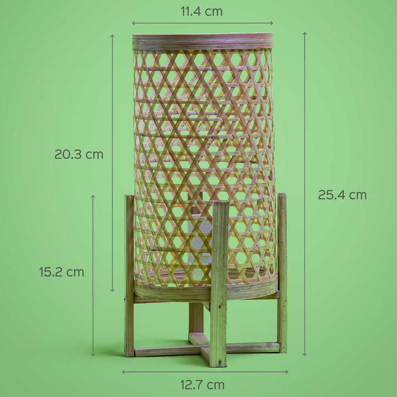 Bamboo Tabletop Lamp - Small