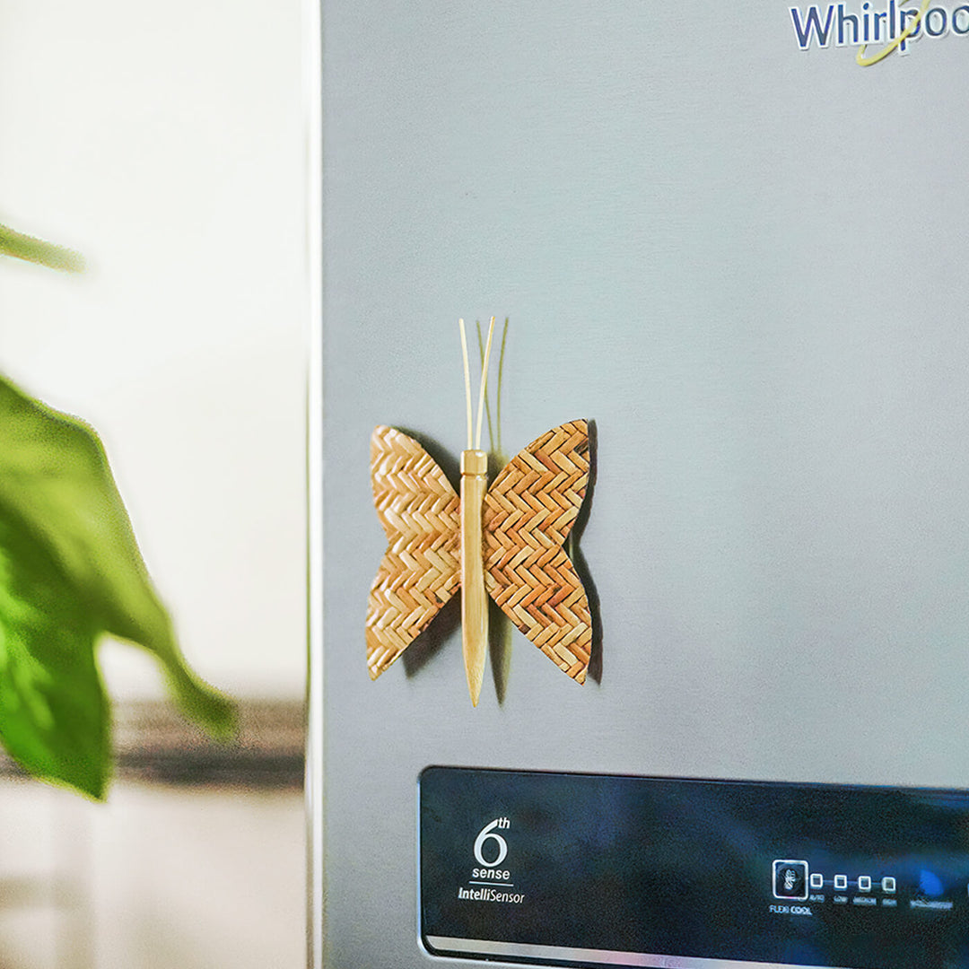 Bamboo Butterfly Magnet