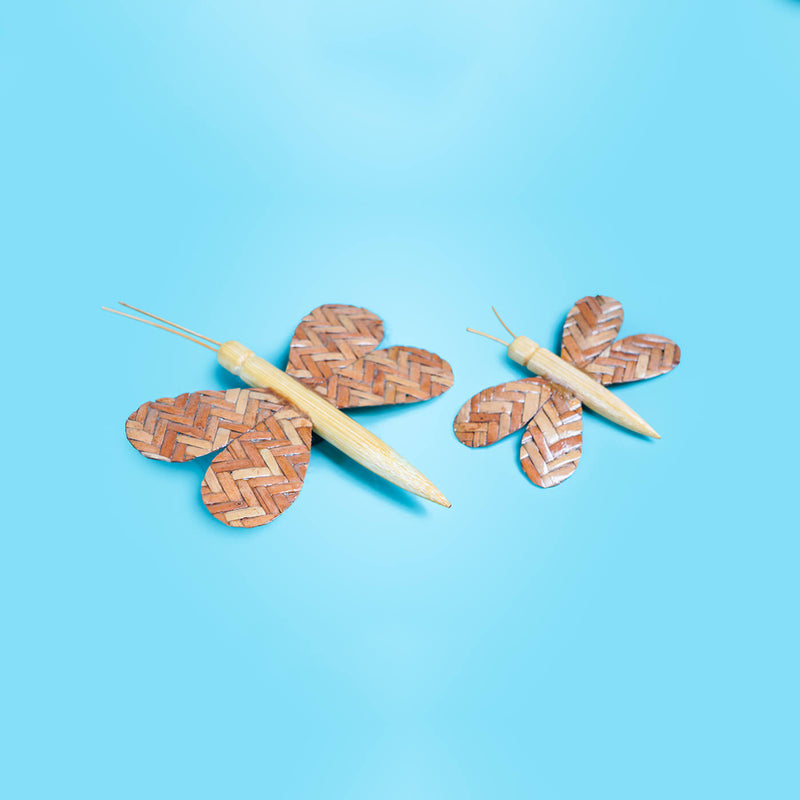 Bamboo Dragonfly Magnet - Set of 2