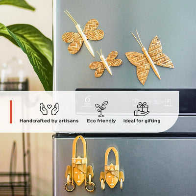 Bamboo Dragonfly Magnet - Set of 2