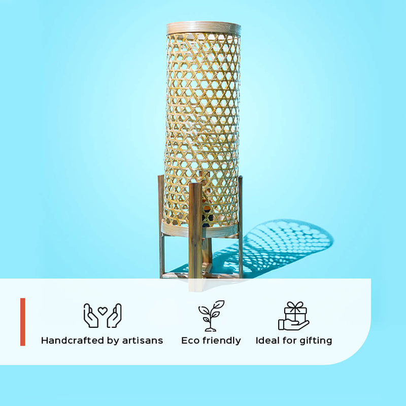 Bamboo Tabletop Lamp - Small