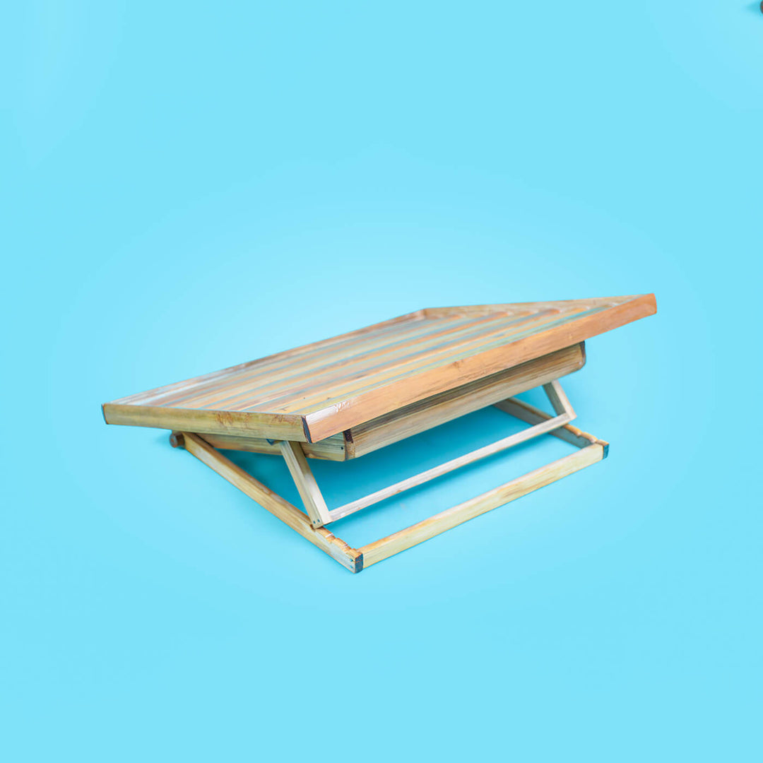 Foldable Bamboo Laptop Stand