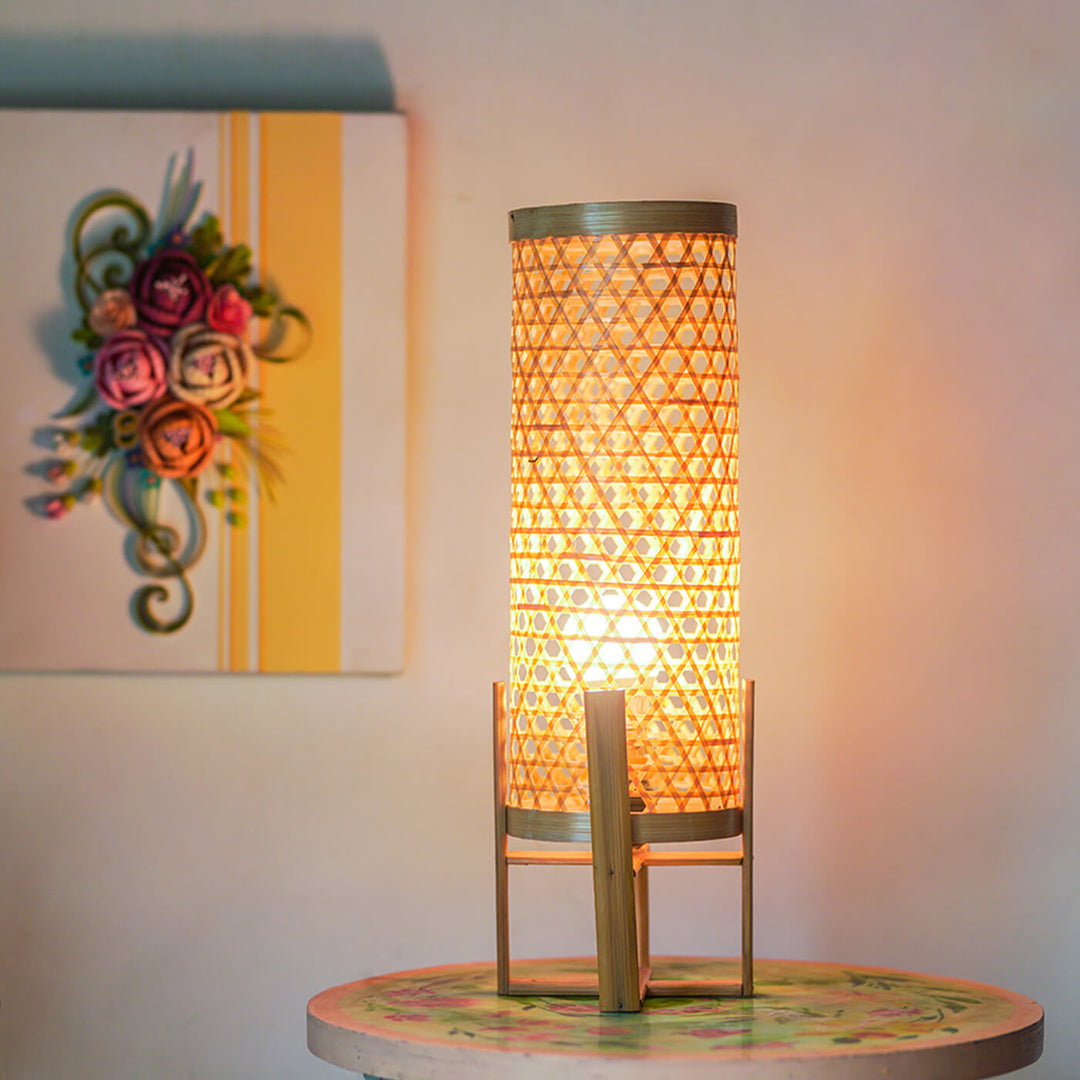 Bamboo Weaved Lamp
