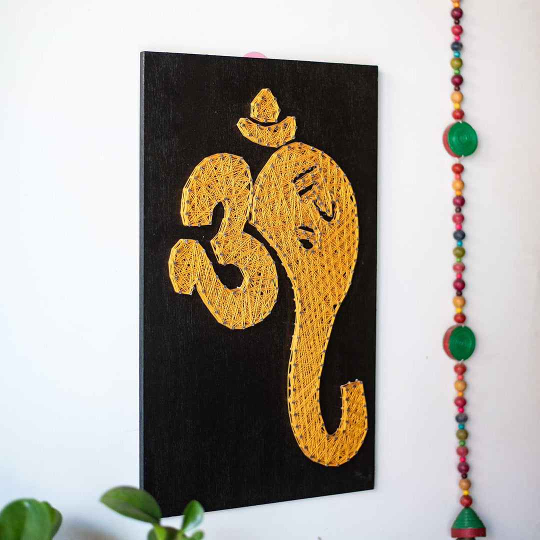 Diwali String Art Wall Decor - Ganesh Ji
