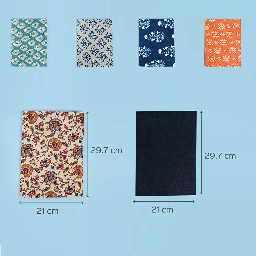 300 GSM, Pack of 15 A4 Size Black Sheets