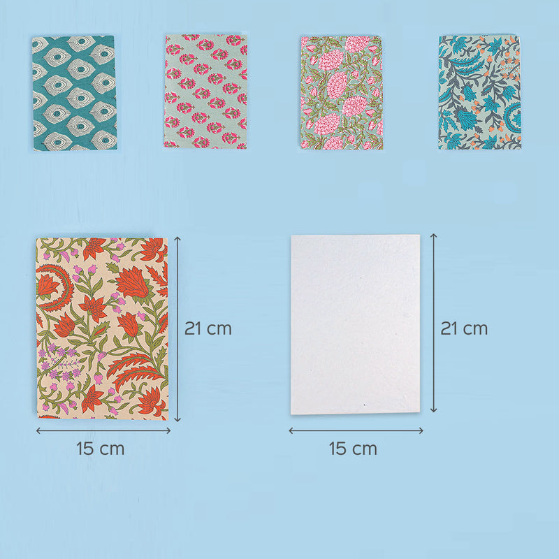 300 GSM, Pack of 15, A5 Size White Sheets